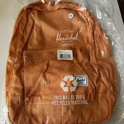 Mochila de día informal de algodón Herschel Supply Co Canyon Sunset naranja nueva Foto 1 de 4