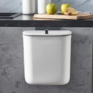 Küchenkomposteimer 9,5 Liter Hängemülleimer mit Deckel Küchenschranktür - Bild 1 von 9