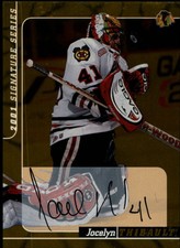 2000-01 BAP Signature Series Autographs Gold #138 Jocelyn Thibault  