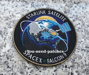 NASA Starlink Satelite Space FALCON 9 Launch 12000 Satellite Mission F9 Patch - Bild 1 von 1