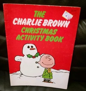 "Libro de actividades navideñas Charlie Brown" de colección cacahuetes, 1979 ¡RARO! ¡Sin usar! - Imagen 1 de 10