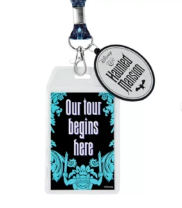 Haunted Mansion SCHLÜSSELBAND / GRUSELIGE TAPETE Geist Halloween Disneyland Tokyo D23 - Bild 1 von 3