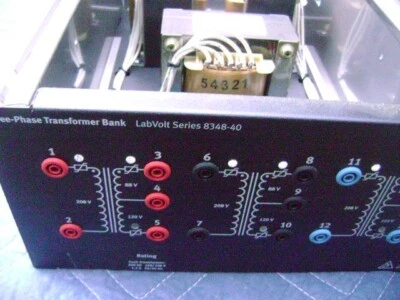 Banco transformador trifásico Lab-volt EMS 8348-40 electrónico/eléctrico/ed. Foto 1 de 4