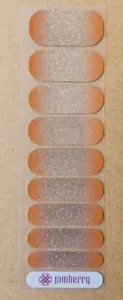 JAMBERRY PUMPKIN SPICE HALF SHEET NAIL WRAP GGG FEB 2015 AUTUMN THANKSGIVING - Picture 1 of 1