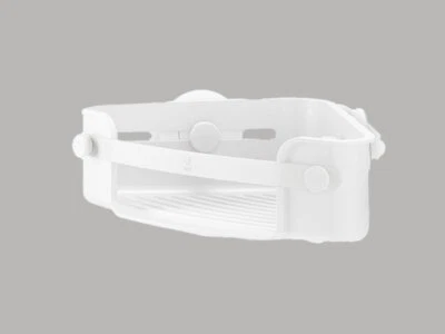 Flex Adhesive Corner White to Paste On By Umbra 1021299-660 Eckduschablage - Image 1 of 4