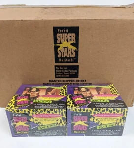 1991 Pro Set Superstars Musicards 1. Serie NEU versiegelte Box Sammelkarten Menge 2 - Bild 1 von 6