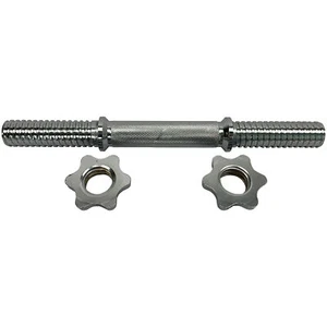 Verchromte Kurzhantelstange 35 cm / 14" für Standard Gewichte mit 30mm Innenmaß - Bild 1 von 4