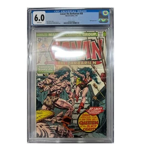 Cómics de Marvel de 1976 de Conan el Bárbaro #58 CGC 6,0 páginas blancas primera belit completa - Imagen 1 de 2