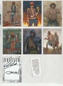 Crossed Promo Convention Exclusive Set Signed Card Garth Ennis & Jacen Burrows - Picture 1 of 2