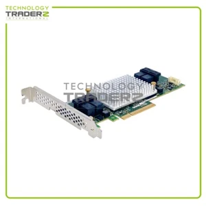 ASR-81605ZQ Adaptec 16 Port 12G SAS/SATA 1GB PCIe Gen3 RAID Controller PCA-00351 - Picture 1 of 2