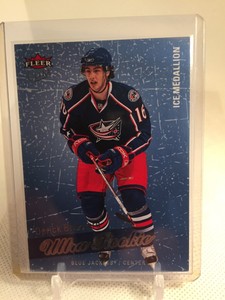 Derick Brassard 2008-09 Fleer Ultra Rookie Ice Medallion 83/100 #201 RC