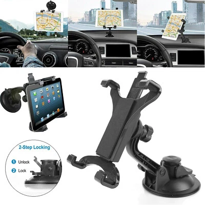 Car Tablet Mount Holder Windshield Dashboard for 7"-11" Phone Tablet iPad GPS - Image 1 of 4