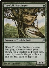 Treefolk Harbinger Lorwyn HEAVILY PLD Green Uncommon MAGIC MTG CARD ABUGames
