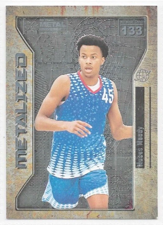 Moses Moody GS Warriors 2021 Metal Universe Champions Metalized Silver #133 - Image 1 of 1