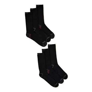 Reebok Men's Pro Series Lightweight Crew Socks, 6-Pack - Picture 1 of 5