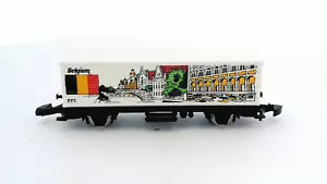 Märklín Mini-Club 82554 Special Edition Flag Series Belgium Box Car Z Marklin - Picture 1 of 10
