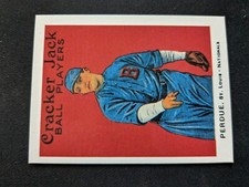 1915 Cracker Jack Reprint Baseball Card # 121 Hub Perdue - St. Louis Cardinals
