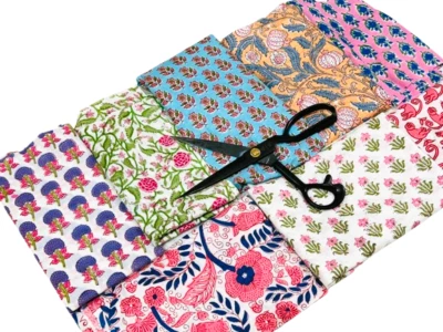 Cotton Wholesale Mix Lot of Recycled Old Vintage Cotton Remnants, Cotton Scraps - Image 1 of 4