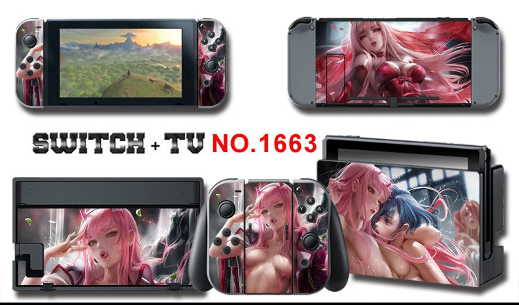 Vinyl Decal Skin Sticker Protector for Nintendo Switch Lovely Anime Girl #1663 - Image 1 of 1