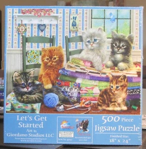 LET'S GET STARTED - NEW - SUNSOUT PUZZLE - Imagen 1 de 2