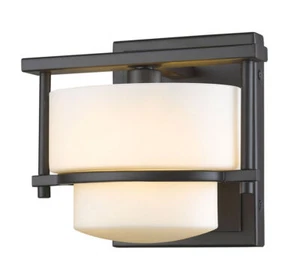 Z-Lite 3030-1S-BRZ Porter Single Light 6" Tall LED Wall Sconce - Bronze - Picture 1 of 1