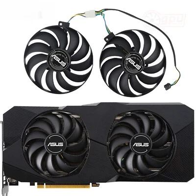 Asus RX 5600 5700 XT DUAL EVO Replacement Graphics Card GPU Fan [GENUINE] - Image 1 of 3