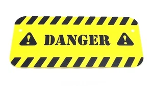 Gehashed Gefahrenschild - Warnung für Sicherheitsbereiche - 25+ Farben - Bild 1 von 31