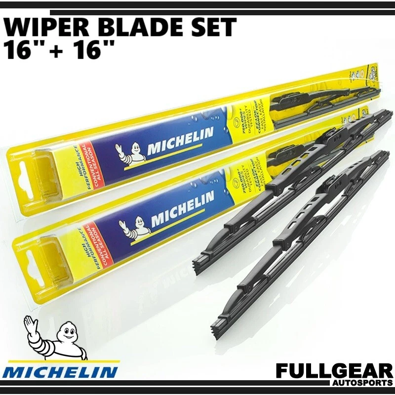 16" & 16" WIPER SET for MICHELIN HIGH PERFORMANCE WINDSHIELD WIPER BLADES - 16x2 - Image 1 of 4