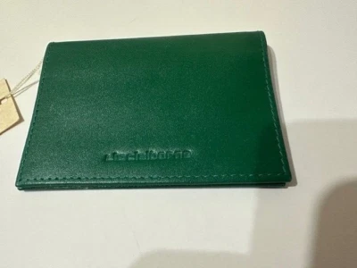 Estuche para tarjetas Liz Claiborne 4"W x 3" L plegable verde Foto 1 de 4