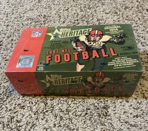 2001 Topps Heritage NFL FOOTBALL Box Unopened Factory Sealed M72 - Picture 1 of 8