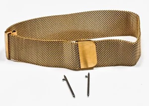 Vergoldetes Mesh Milanaise MAGNETSCHLIESSE Uhrenarmband Armband 18 mm 20 mm 22 mm - Bild 1 von 1