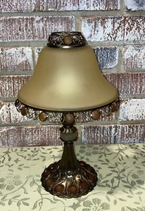 PARTYLITE~Votive Candle Lamp~Frosted Glass ShadeTall~@12”~In Excellent Condition - Picture 1 of 3