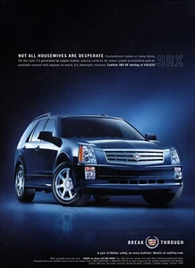 2005 Cadillac SRX "Not All Housewives Are Desperate" Original Color Ad - Picture 1 of 1