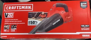 CRAFTSMAN V20 Cordless Hand Vacuum, 45 CFM, 2 Stage Filtration System w/Filter - Picture 1 of 4