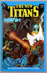New Titans #53 Vol 1 - DC Comics - Marv Wolfman - George Perez - Imagen 1 de 5