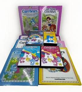 Lote De Colección Care Bears con Libros, VHS y DVD 8 HB Libros, 2 DVD, 2 VHS Y2K - Imagen 1 de 24