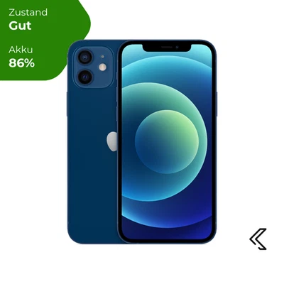 Apple iPhone 12 64GB Blau, 24 Monate Garantie - Bild 1 von 4