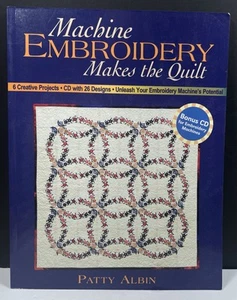 Machine Embroidery Makes the Quilt 6 Creative Projects CD with 26 Designs Albin - Bild 1 von 3