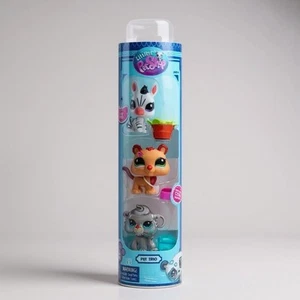 LPS Littlest Pet Shop G7 Serie 2 Trío de Mascotas Tubo Zoo Mascotas #96 #97 #98 Gen 7 2024 - Imagen 1 de 8