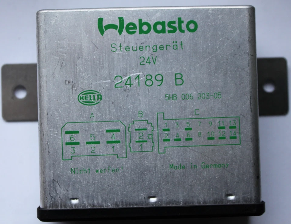 Webasto Standheizung Steuergerät SG 24189B / 24V - Bild 1 von 1