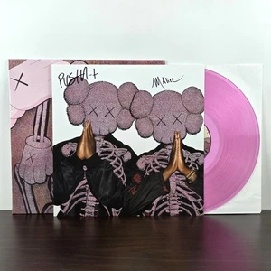 CLIPSE Pusha T Malice Let God Sort Em Out CLEAR PINK Vinyl LP with SIGNED Insert - Picture 1 of 3