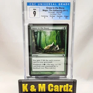 MTG - Innistrad - Gnaw to the Bone - Foil - Graded - CGC 9 - Picture 1 of 9