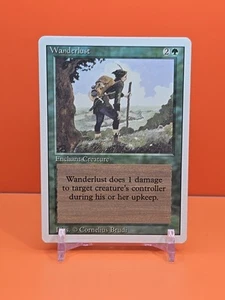 🟢🟢🟢 1994 MAGIC The Gathering WANDERLUST REVISED 3RD EDITION PLAYED 🟢🟢🟢 - Picture 1 of 2