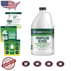 High Purity 1 Gallon Propylene Glycol USP - Non-GMO Moisturizer Solvent - Picture 1 of 9