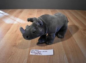 Ganz Webkinz Signature Black Rhino WKSE3104 No Code Plush(310-2414) - Picture 1 of 5