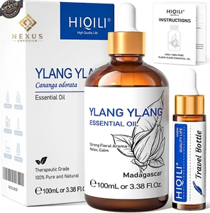 🌸 100 ML OLIO ESSENZIALE DI YLANG-YLANG - UN VIAGGIO IN UN MARE DI FIORI 🌿 - Foto 1 di 12