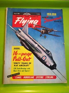 Royal Air Force Flying Review Magazine April 1958 - Picture 1 of 2