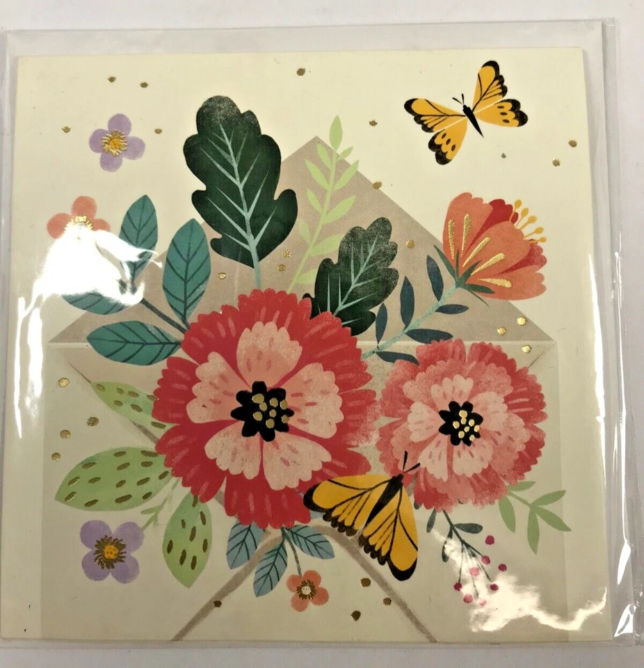 Treasures Pop Up Greeting Card Floral Multiple Self Adhesive Greeting Large Card - Image 1 of 2