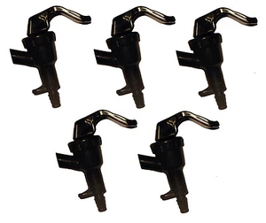5 PACK - Cobra Picnic Party Tap Squeeze Faucet Draft Beer Barb Keg Pump Corny - Picture 1 of 1