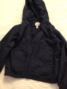Cat & Jack Unisex Windbreaker Jacket Navy Blue School uniform Size XS 4/5 - Picture 1 of 4